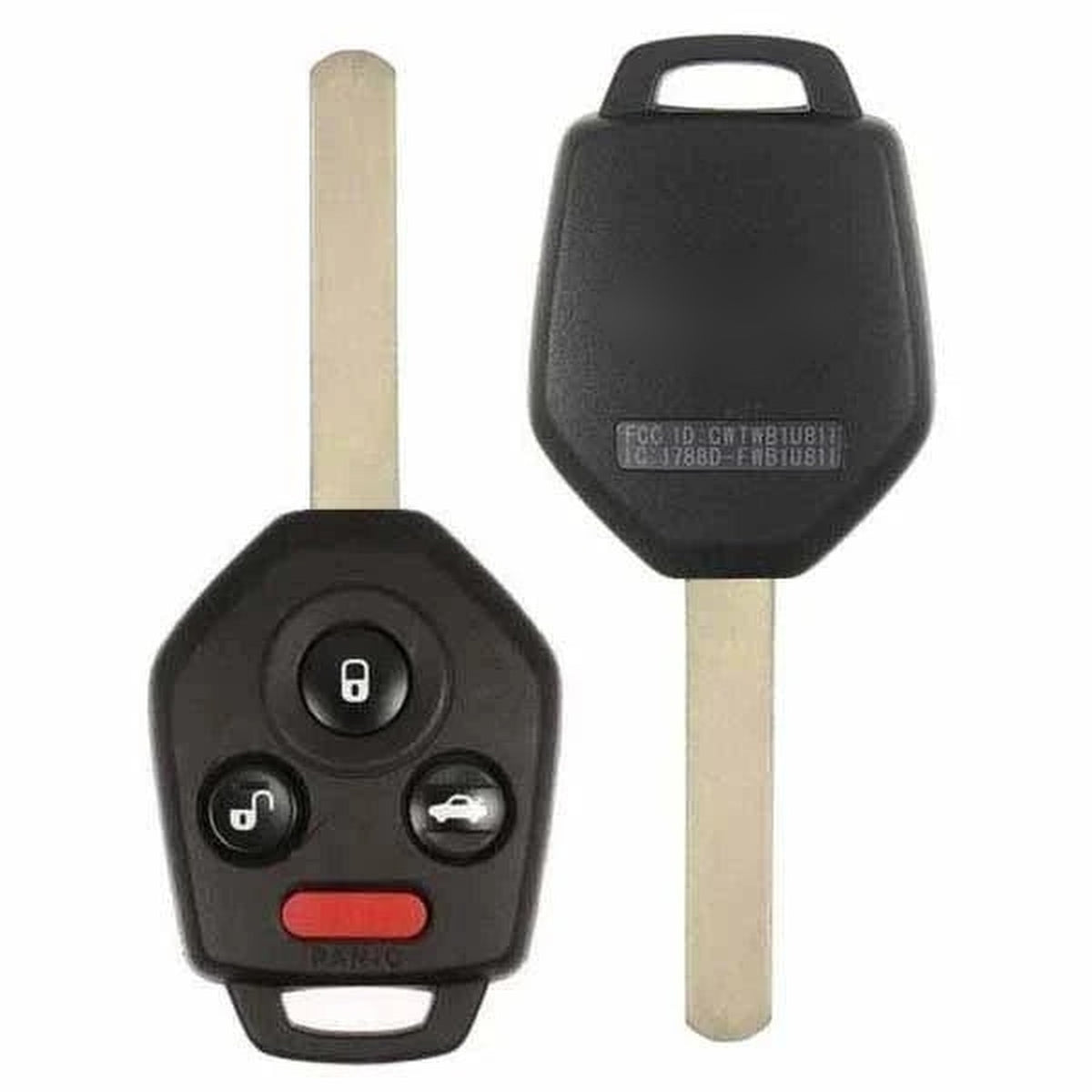 2011-2014 Subaru Legacy Outback 4-Button Remote Head Key PN: 57497-AJ10A 315 MHz CWTWB1U811 - front, back, side buttons and emergency key