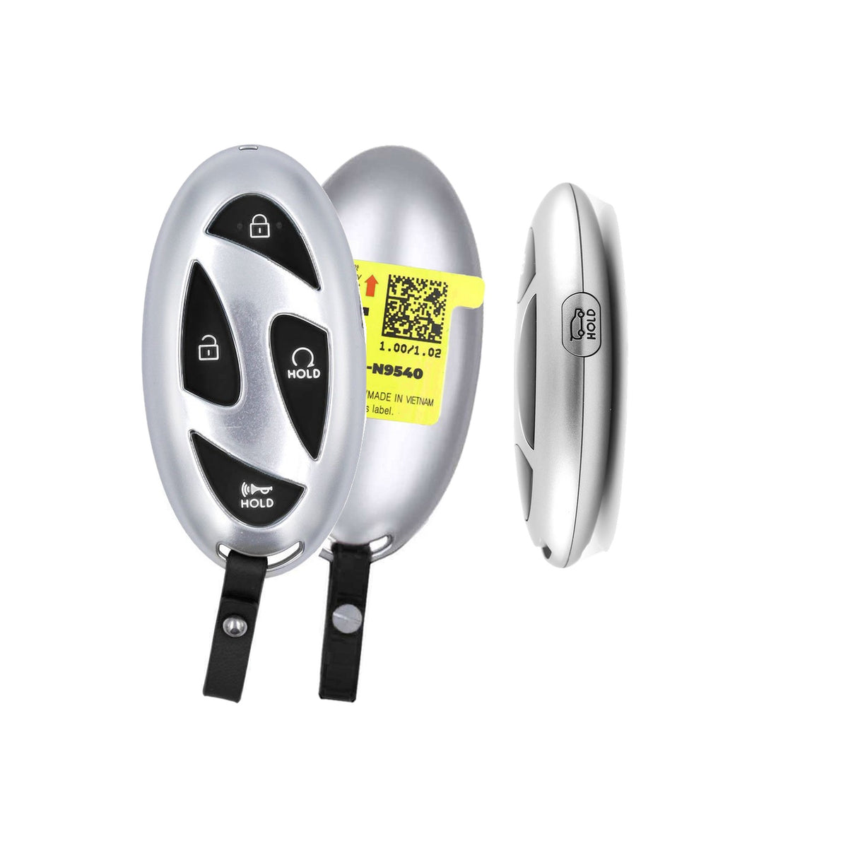2024-2025 Hyundai Santa Cruz 5-Button Smart Key PN: 95440-K5500 FCC: TQ8-FOB-4F61M43 - Brand New, side button shown