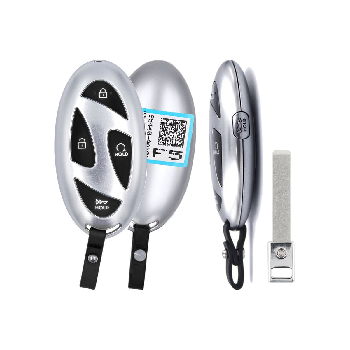 2024-2026 Hyundai Elantra 5-Button Smart Key PN: 95440-AA501 NYOMBECFOB2208 - front, back, side buttons and emergency key