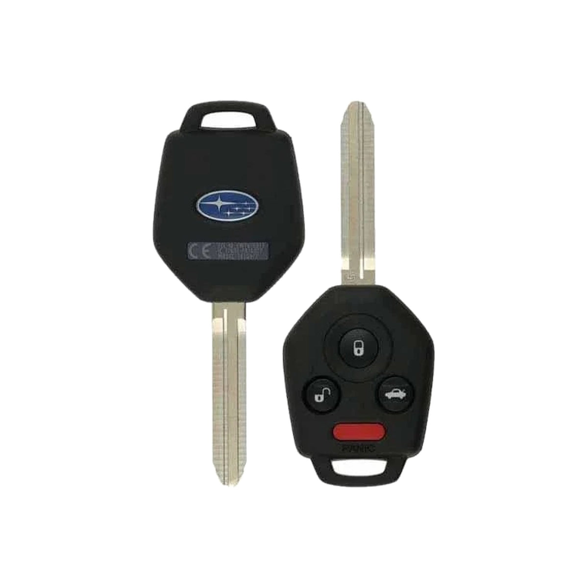 2020-2021 Subaru WRX 4-Button Remote Key Gray Interior Board CWTWB1U811 Subaru G Chip PN: 57497-VA330 - front and back