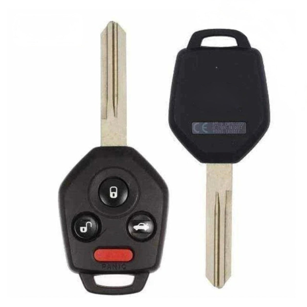 2008-2011 Subaru Legacy Outback Tribeca 4-Button Remote Key PN: 57497-AG48A CWTWBU766 4D 62 Chip - front, back, side buttons and emergency key