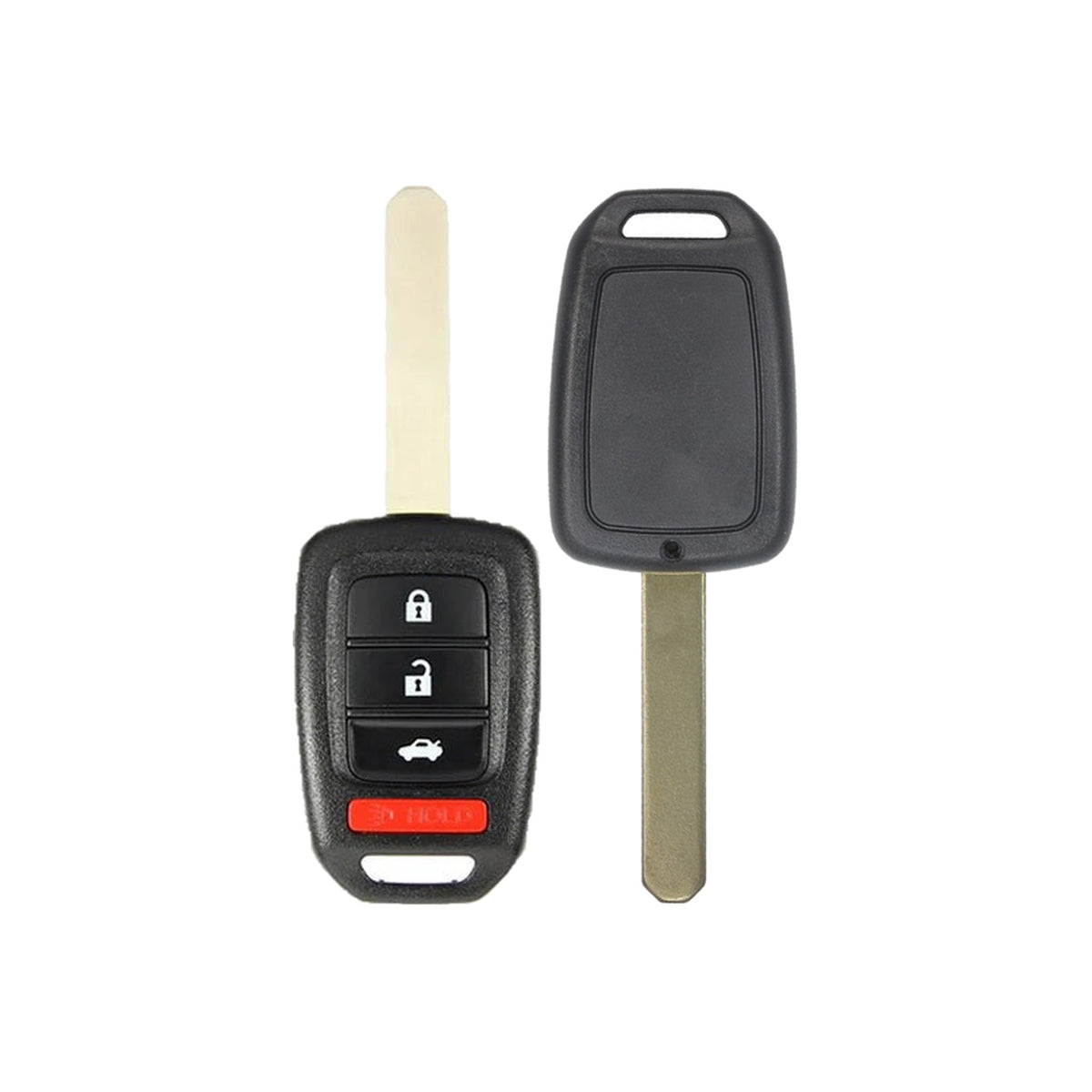 2013-2015 Honda Accord Civic 4-Button Remote Head Key MLBHLIK6-1T 315 MHz - Recase, no-logo shell