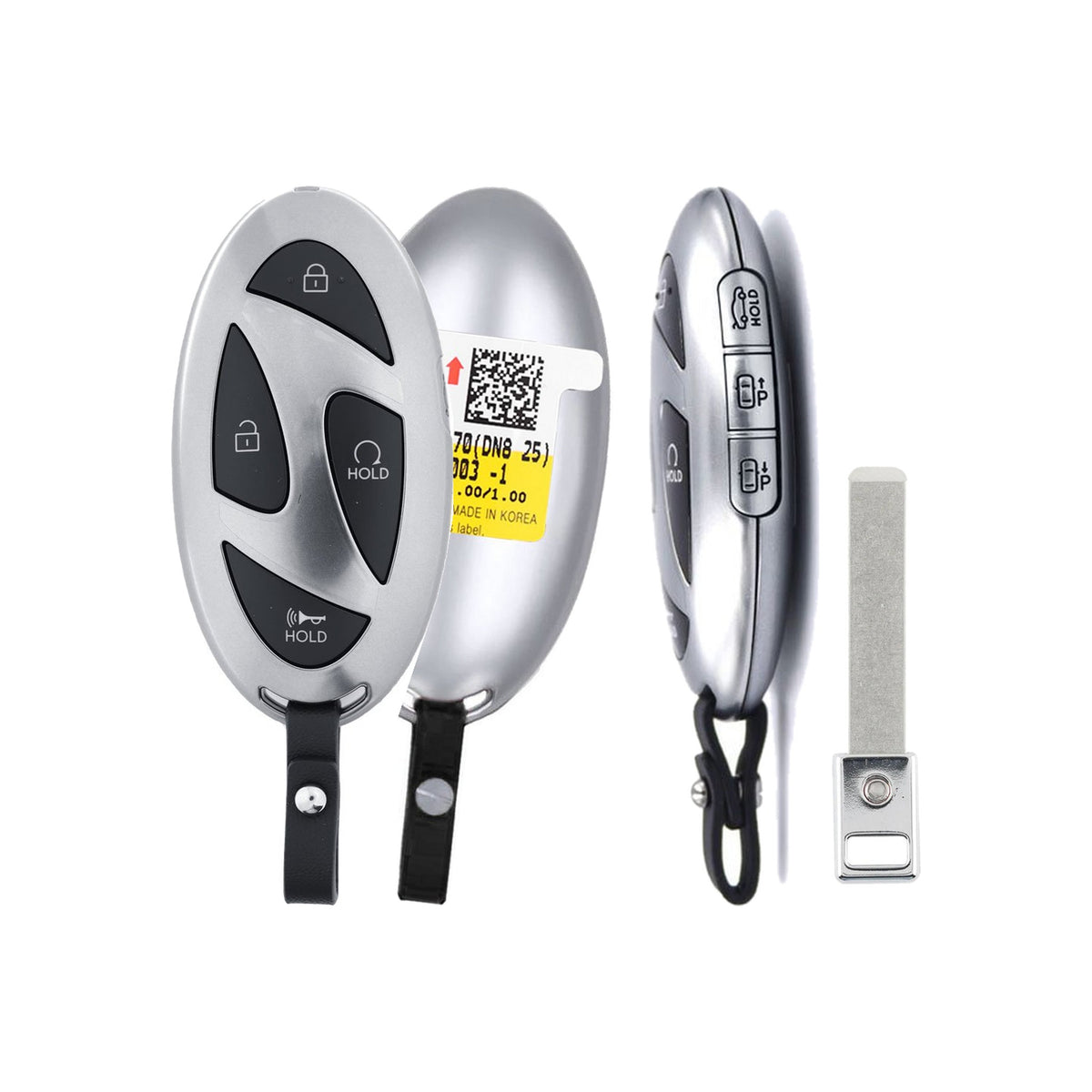 2024-2026 Hyundai Sonata 7-Button Smart Key TQ8-FOB-4F89U44 PN: 95440-L1570 - front, back, side buttons and emergency key