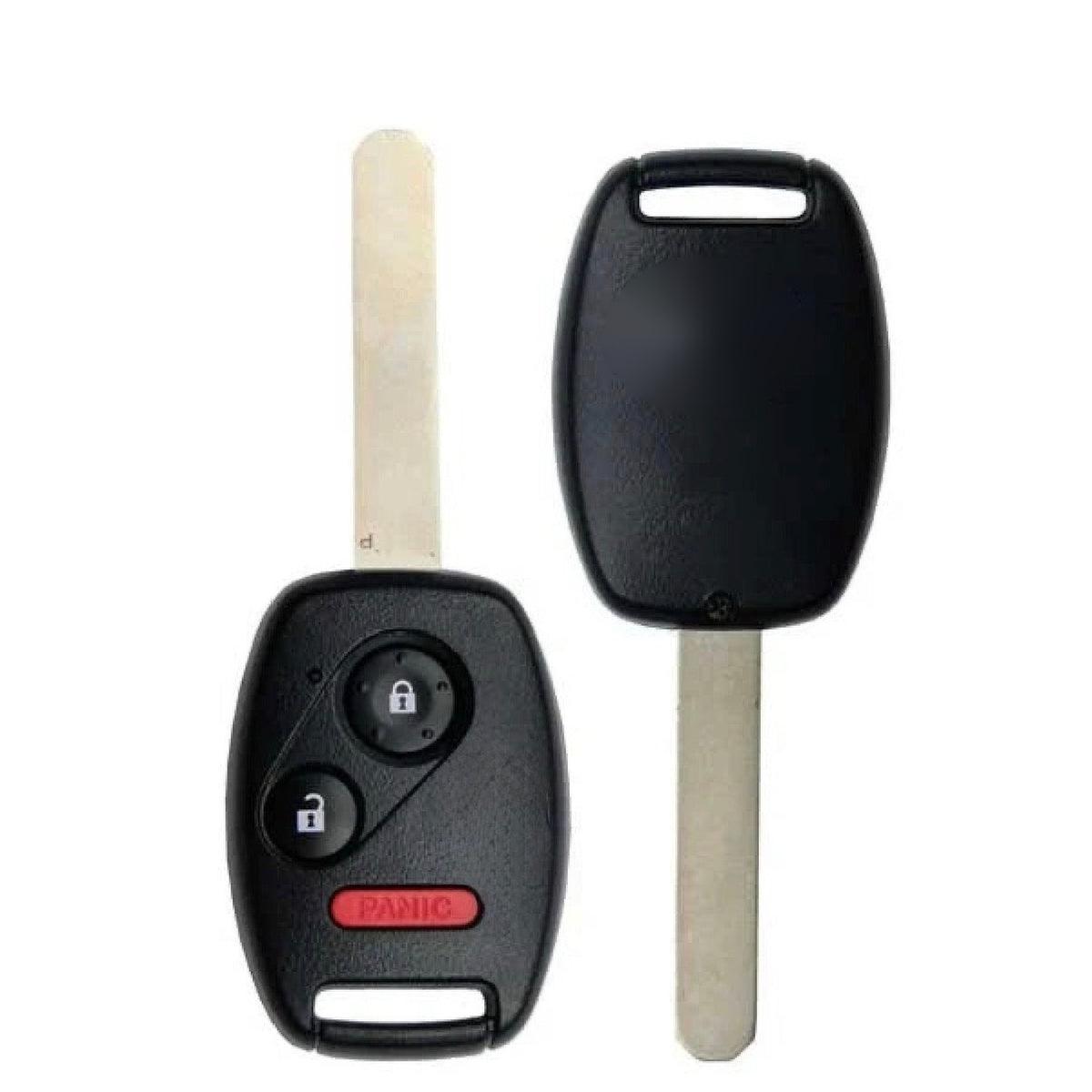 2006-2017 Honda Civic Odyssey 3-Button Remote Head Key PN: 35111-SVA-305 N5F-S0084A - front, back, side buttons and emergency key