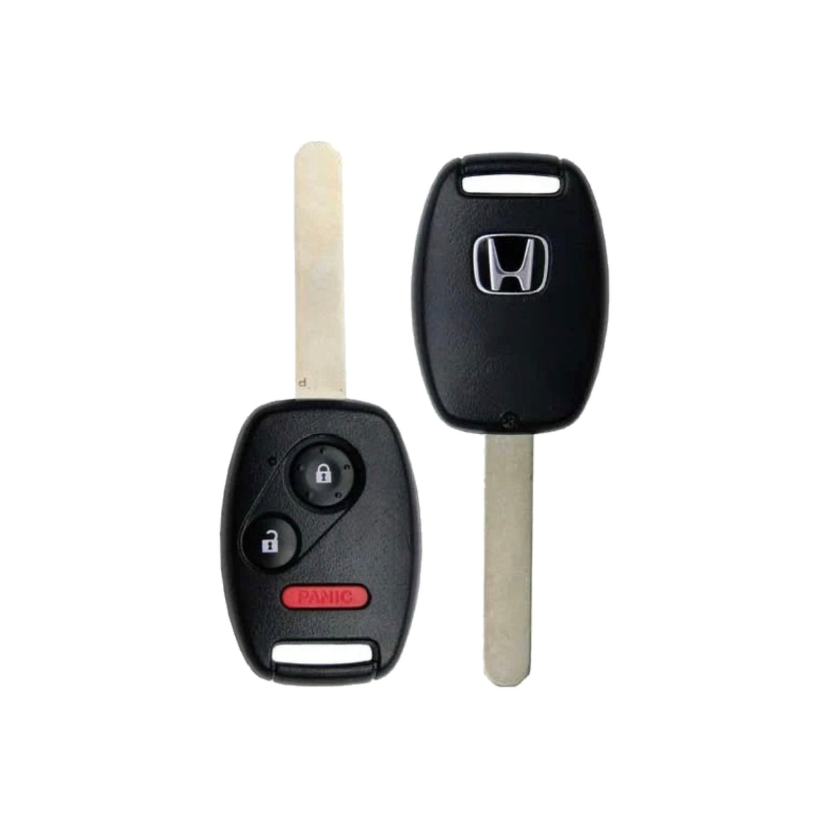 2006-2017 Honda Civic Odyssey 3-Button Remote Head Key PN: 35111-SVA-305 N5F-S0084A - front and back