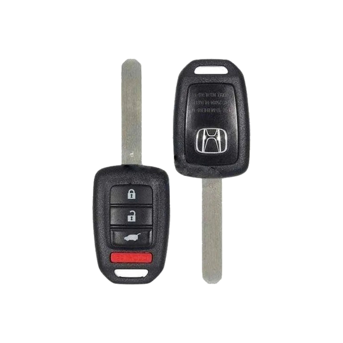 2014-2022 Honda CR-V HR-V 4-Button Remote Head Key W/ Hatch MLBHLIK6-1T 315 MHz - front and back