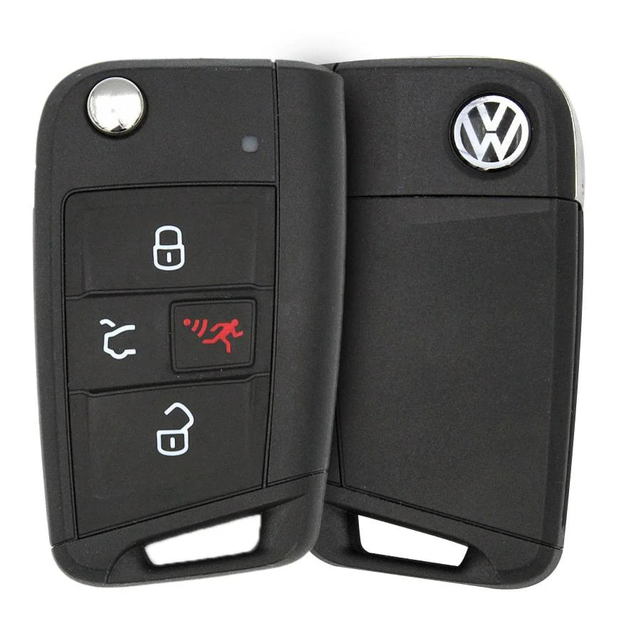2020-2024 Volkswagen Jetta / Golf / GTI / 4-Button Remote Flip Key / PN: 5G6.959.752.BM / NBGFS125C1 / 5C / OEM NEW - FOR ADD A KEY ONLY