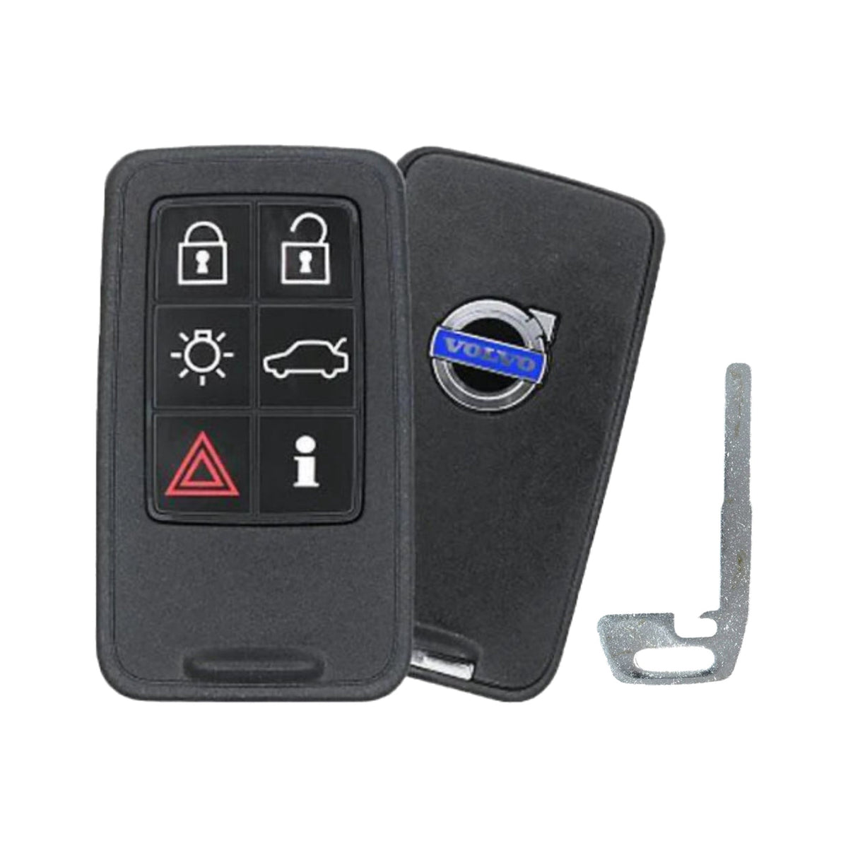 Volvo 6-Button Smart Key KR55WK49266 433 MHz - Genuine OEM with emergency key