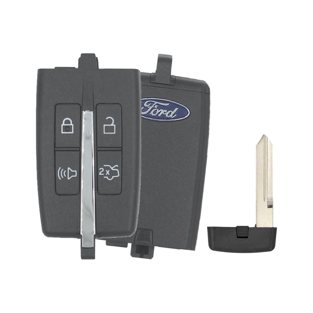 2009-2012 Ford Taurus Lincoln MKS MKT 4-Button Smart Key OEM - front, back and emergency key