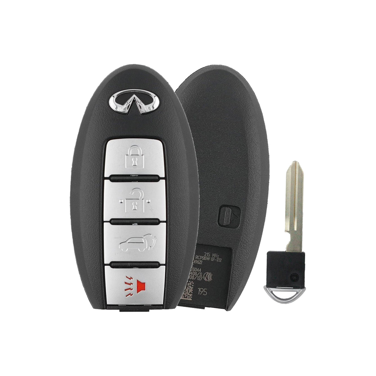 2010-2017 Infiniti FX35 | FX37 | FX50 | QX70 | 4-Button Prox Smart Key
