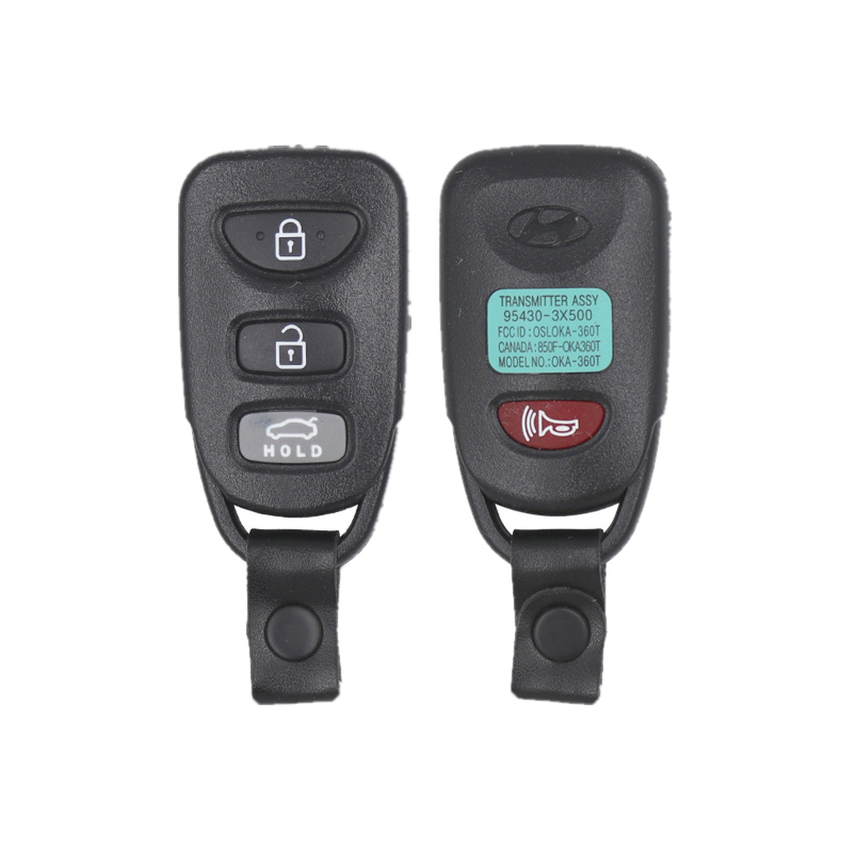 2011-2016 Hyundai Elantra Sedan | 4-Button Keyless Entry Remote - Refurbished