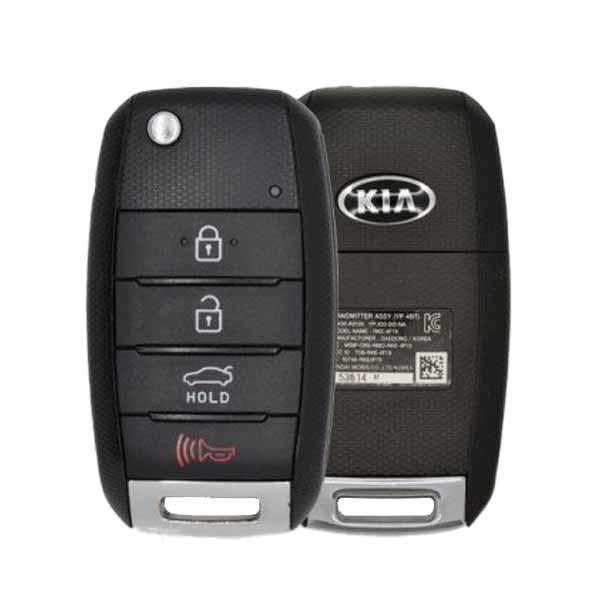 2014-2015 Kia Optima / 4-Button Flip Key / PN: 95430-2T560 / NYODD4TX1306-TFL (TF F/L) OEM REFURB