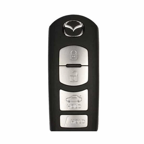 2014-2019 Mazda 3 / 6 / MX5 / 4-Button Smart Key / PN: GJY9-67-5DY / WAZSKE13D01 / WAZSKE13D02 / OEM REFURB