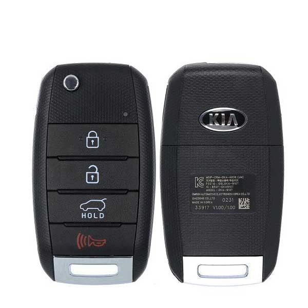 2016-2020 Kia Sorento / 4-Button Flip Key / PN: 95430-C5100 / OSLOKA-910T / HY18R / OEM NEW