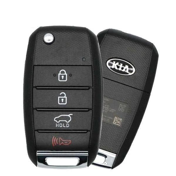 2015-2018 Kia Sedona / 4-Button Flip Key / PN: 95430-A9100 / TQ8-RKE-4F19 / OEM REFURB