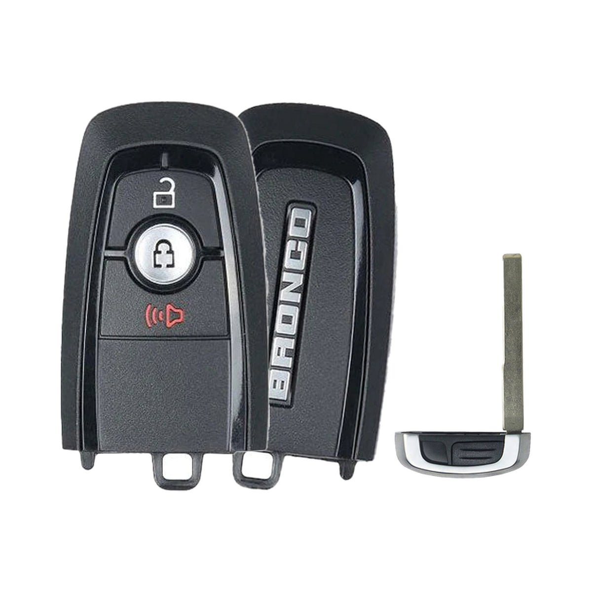 2017-2026 Ford Bronco | EcoSport | Explorer | 3-Button Smart Key