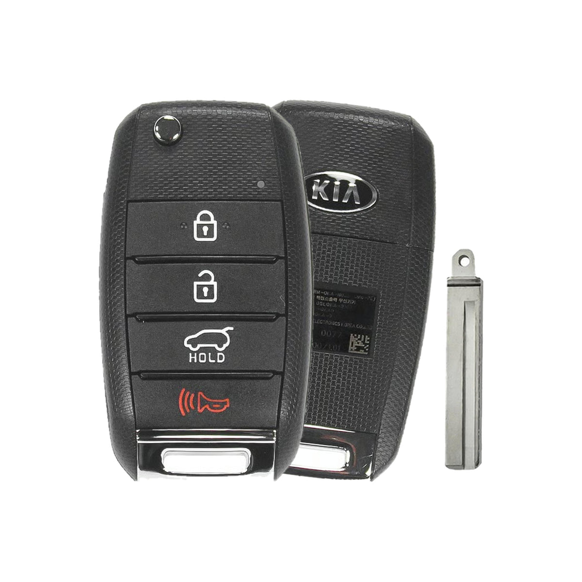 2019-2020 Kia Sorento 4-Button Flip Key 95430-C6000 - Refurbished