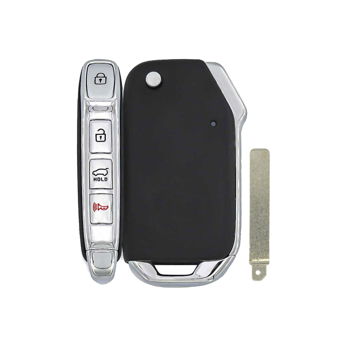 2020-2022 Kia Niro | 4-Button Flip Key - Recase