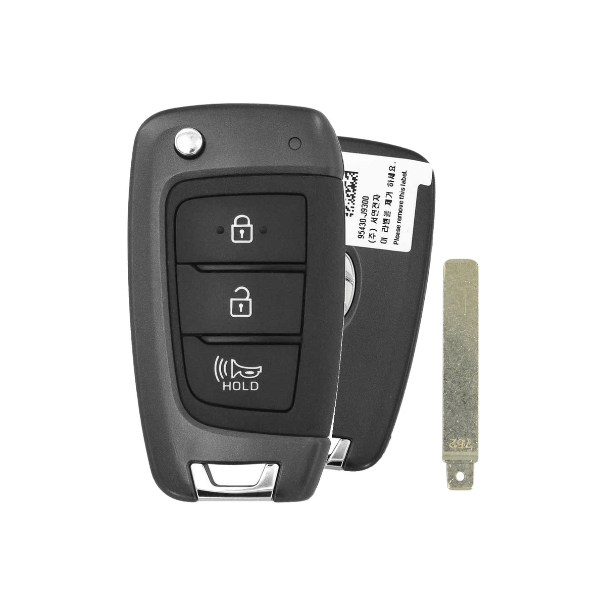 2021-2023 Hyundai Kona Remote Flip Key 3-Button - Refurbished