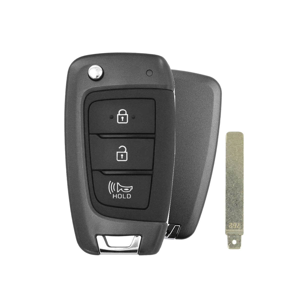 2021-2023 Hyundai Kona Remote Flip Key 3-Button - Recase