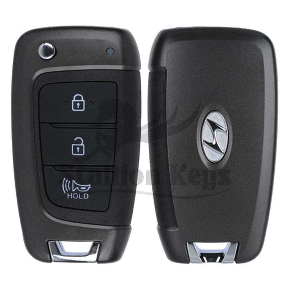 2021-2023 Hyundai Kona Remote Flip Key 3B / PN: 95430-J9300 / 2AV76-NMOK-451T / OEM NEW