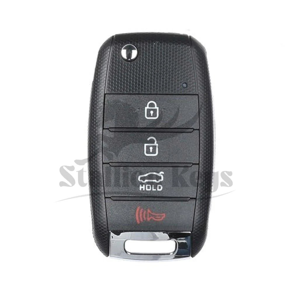 2014-2015 Kia Optima / 4-Button Flip Key / PN: 95430-2T560 / NYODD4TX1306-TFL / AFTERMARKET