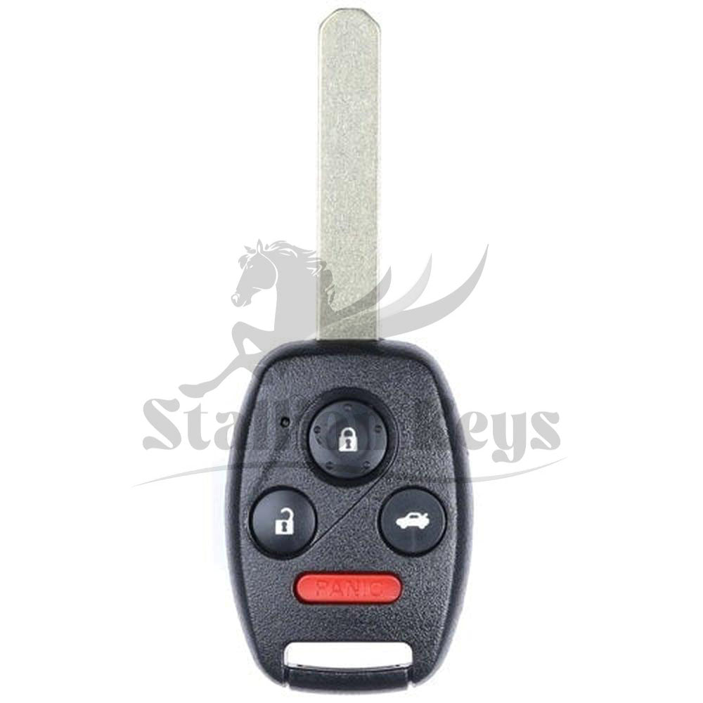 2012-2014 Honda Accord Plug In / Civic EX SI Hybrid / 4-Button Remote Head Key / PN: 35118-TR0-A00 / N5F-A05TAA / AFTERMARKET