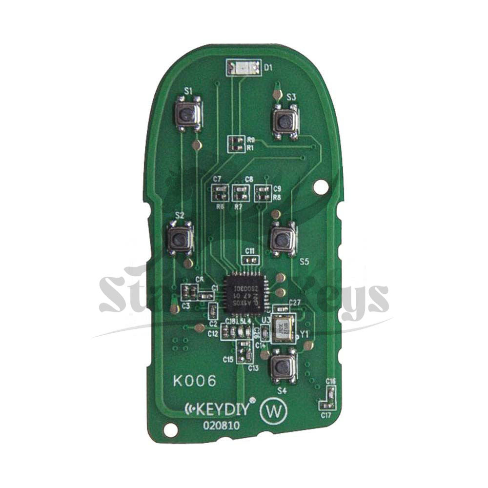 Keydiy - Universal Smart Remote Key 4+1 Button Dodge Ram Type ZB18