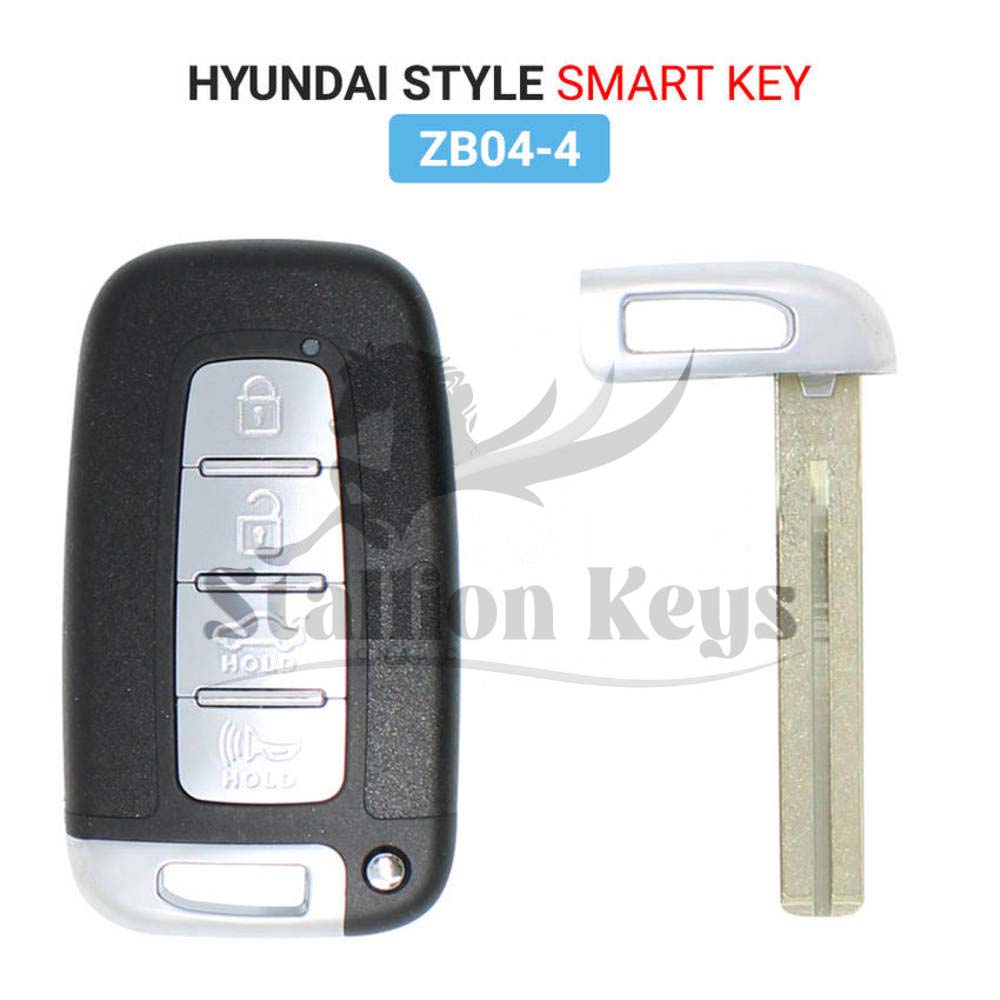 Keydiy - Universal Smart Remote Key 3+1 Buttons Hyundai Type ZB04-4