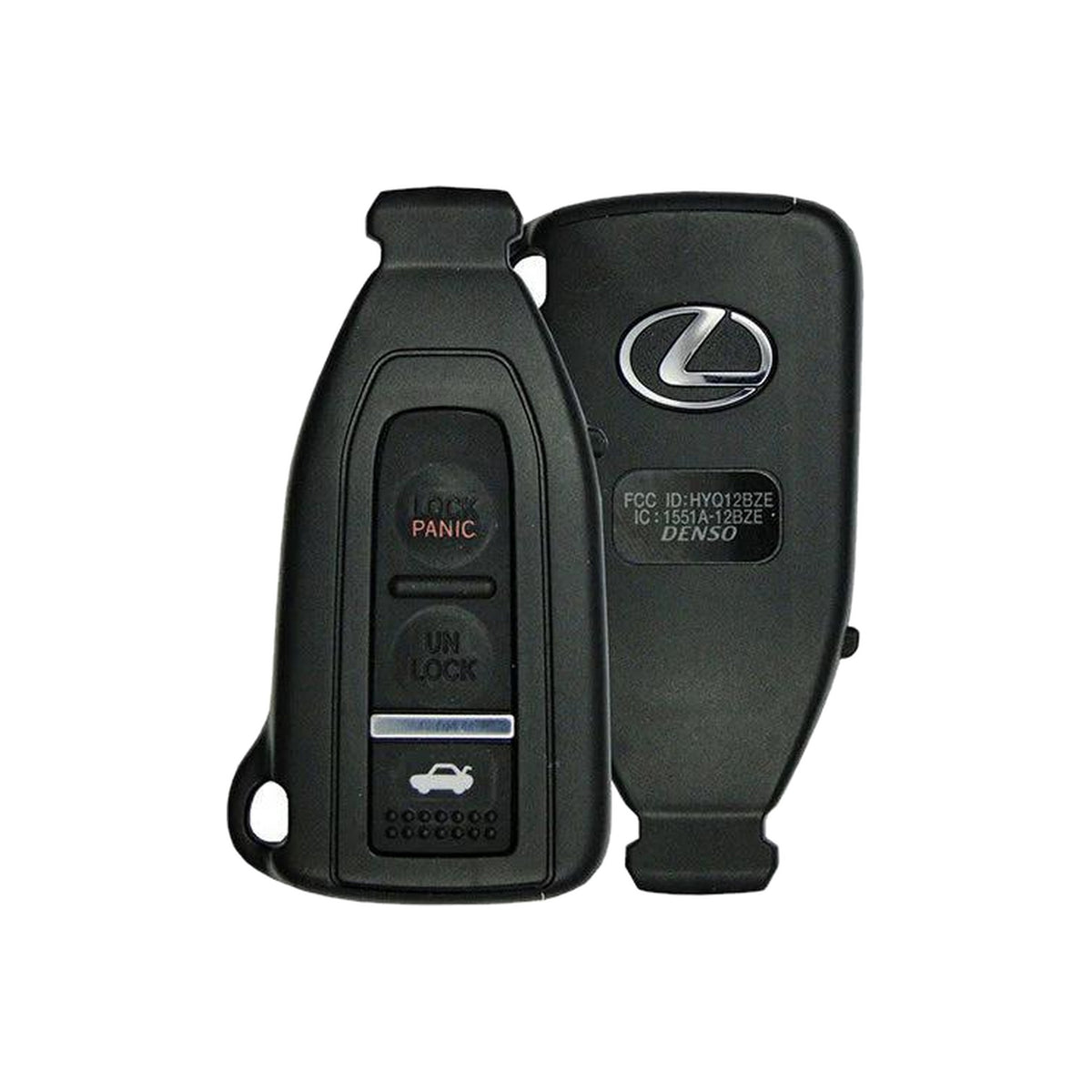 2004-2006 Lexus LS430 3-Button Smart Key PN: 89994-50241 HYQ12BZE - front, back and emergency key