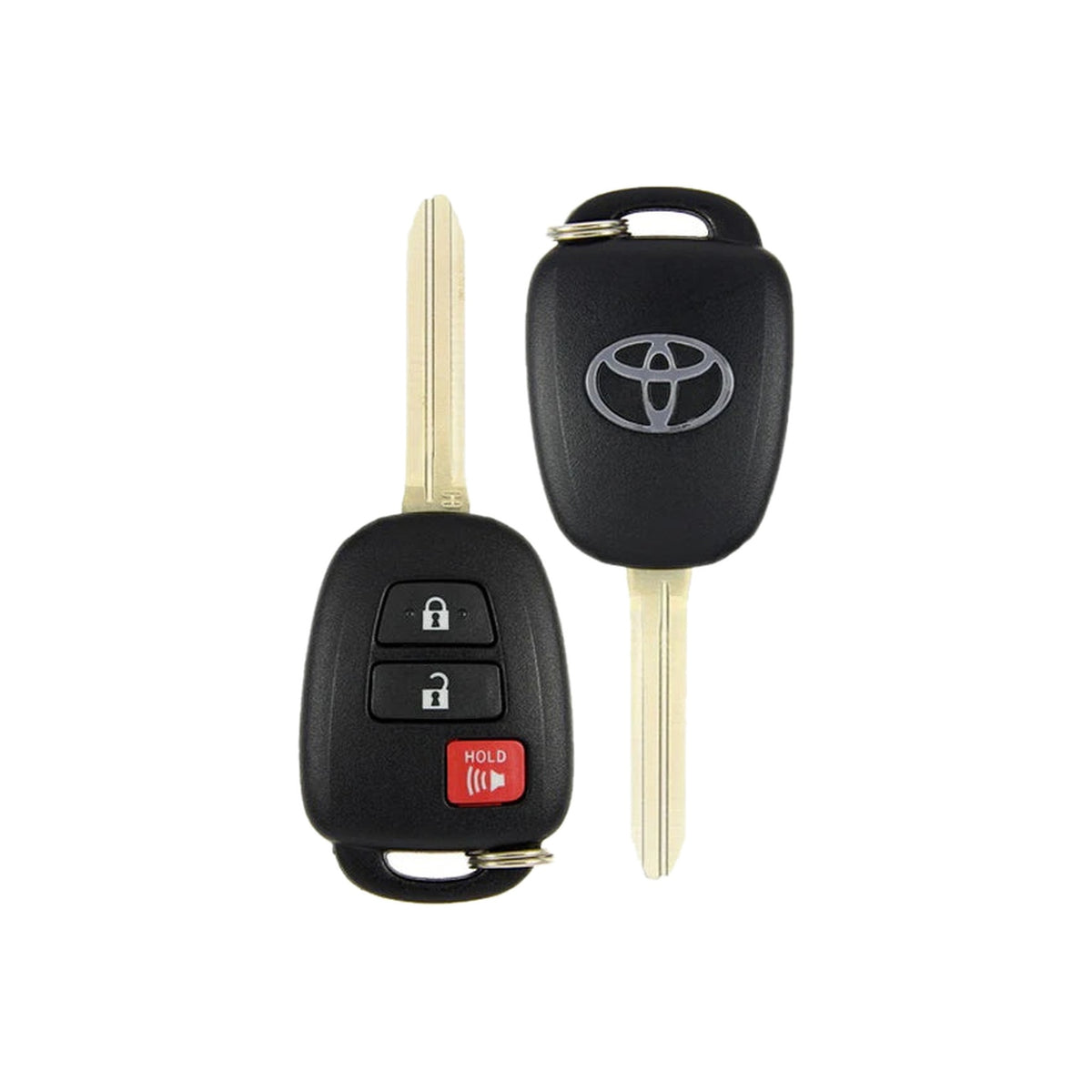 2021-2022 Toyota Tacoma 3-Button Remote Head Key PN: 89070-04060 HYQ12BGG H Chip - front and back