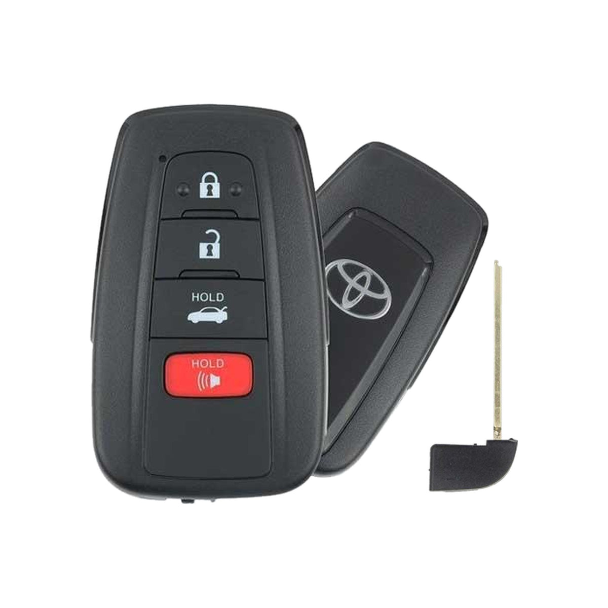 2018-2020 Toyota 86 4-Button Smart Key PN: SU003-07686 HYQ14AHP - front, back and emergency key
