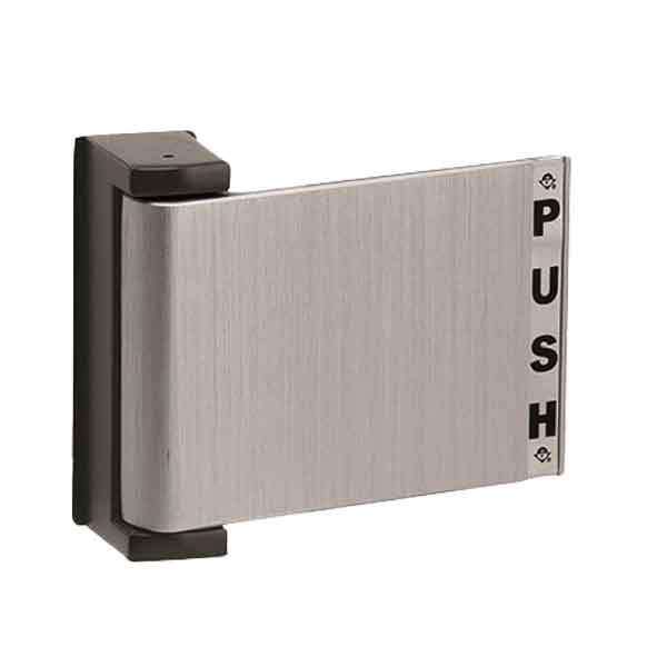 Maxtek - 4590 - Deadlatch Paddle Handle - Push to Left - 1-3/4" Door - Aluminum Anodized - for 4300/4500/4900 Deadlatches