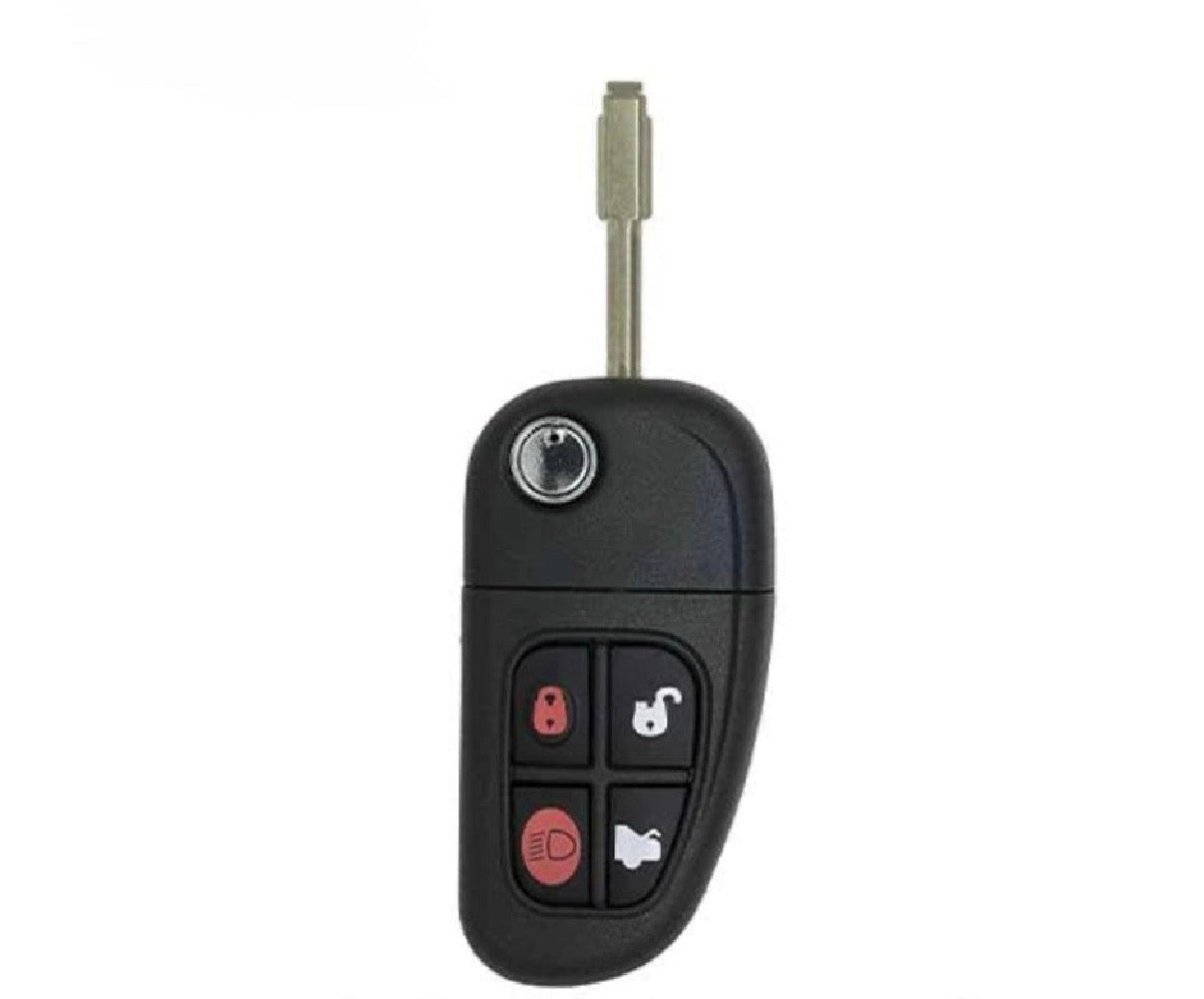 2000-2009 Jaguar S-TYPE / X-TYPE / XJ / XK / 4-Button Flip-Key / NHVWB1U241 / AFTERMARKET