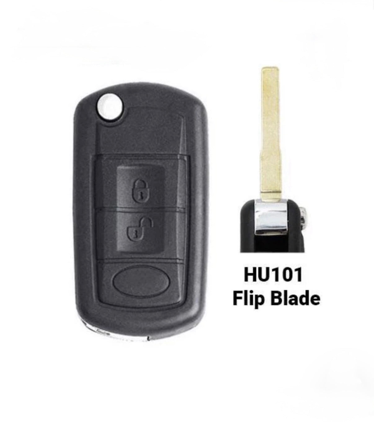 2006-2011 Land Rover LR3 / LR4 / Range Rover / 3-Button Flip Key / NT8-15K6014CFFTXA / HU101 Blade / AFTERMARKET