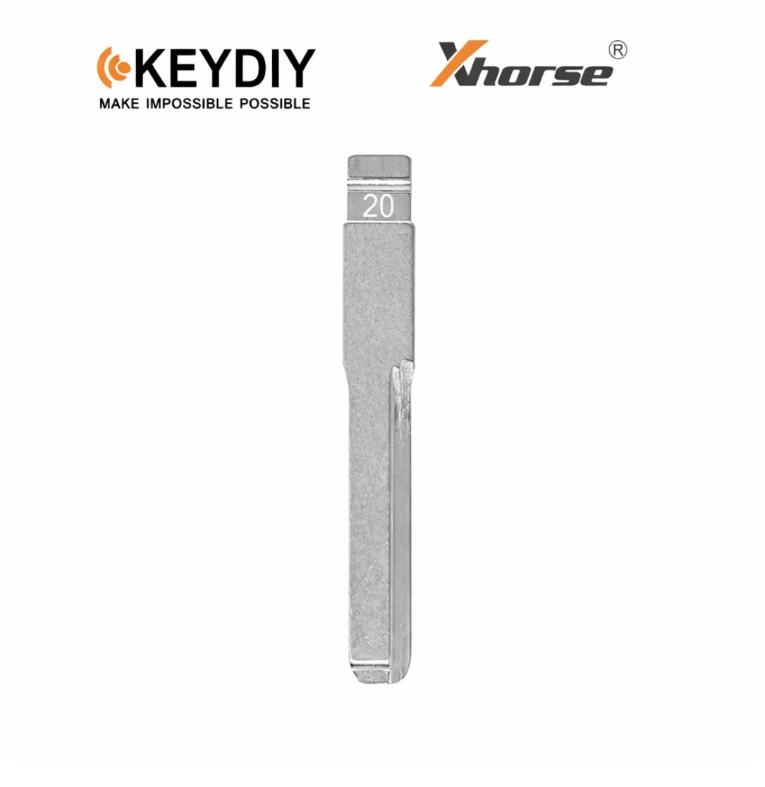 Keydiy / Xhorse - HU64 - Universal Flip Key Blade - #20 (10-PACK)