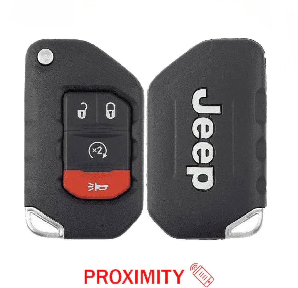 2018-2025 Jeep Wrangler / Gladiator / 4-Button Smart Flip Key / OHT1130261 / PN: 68416784AA / SIP22 / OEM REFURB
