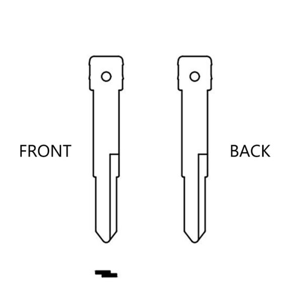 MFK - KYM2 | KYM-2 Kymco Multi - Function key Blade for Motorcycle | 10-Pack