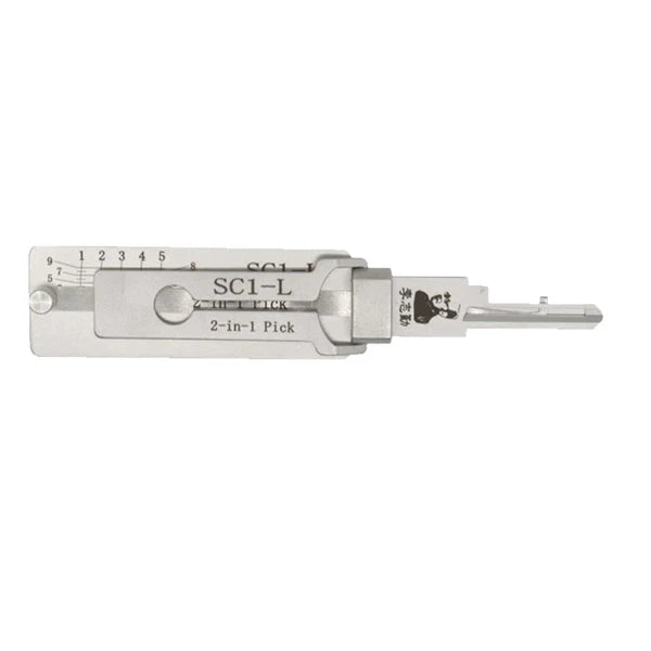 Original Lishi SC1-L / 5 PIN / Schlage 2-In-1 Pick USA ONLY
