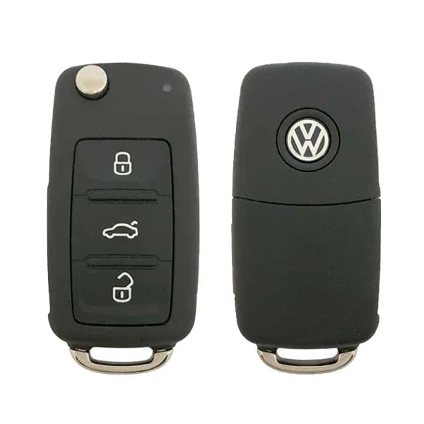 2017-2022 Volkswagen Beetle / Jetta / Passat / Tiguan / 4-Button Flip Key / PN:5K0-837-202-AJ / MQB / 315 MHz / OEM REFURB