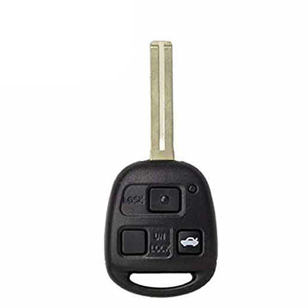 1998-2005 Lexus / 3-Button Remote Head Key / PN: 89070-50170 / HYQ1512V / ID4C / Short Blade / AFTERMARKET