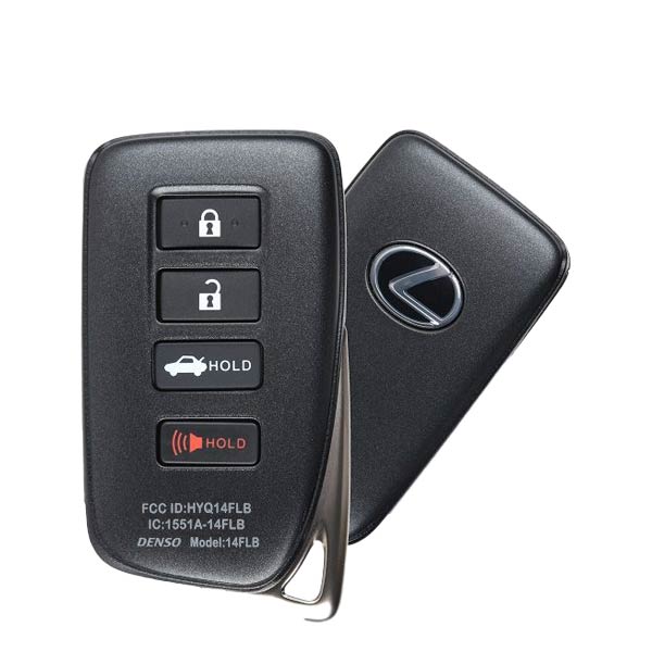 2020-2024 Lexus IS300 / IS350 / RC300 / RC350 / RCF / 4-Button Smart Key / PN: 89904-53E70 / HYQ14FLB / Board 3950 / OEM REFURB