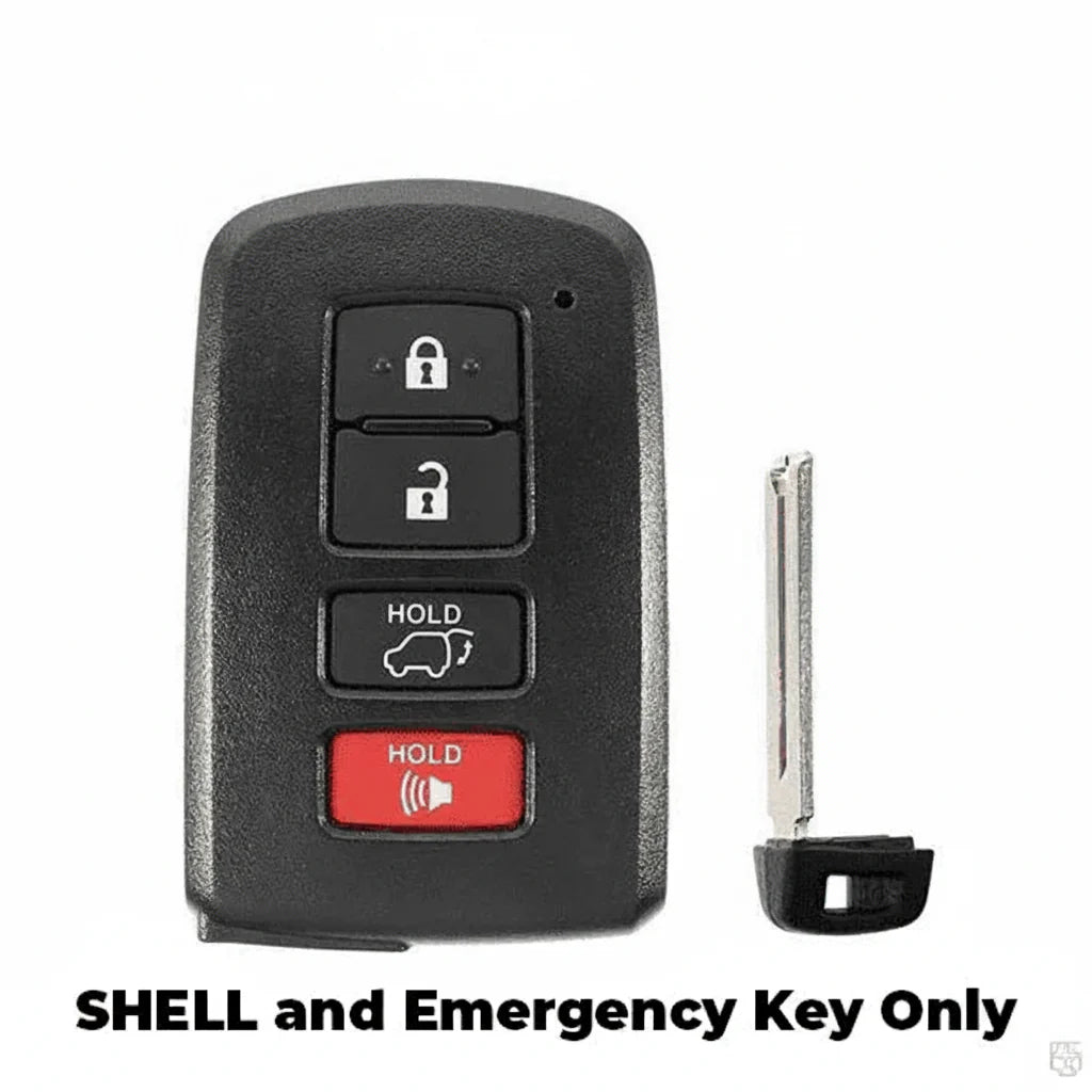 Toyota 3/4-Button Smart Key SHELL / HYQ14FBA