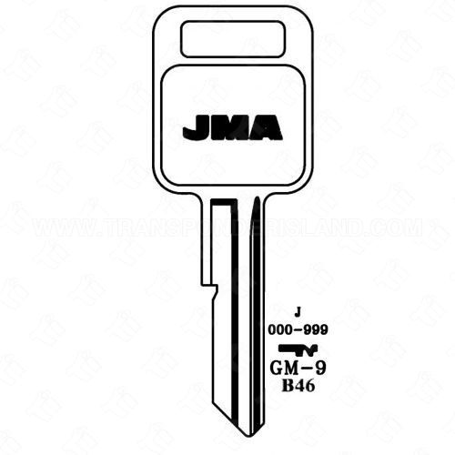 JMA GM B46 J Metal Key Blank