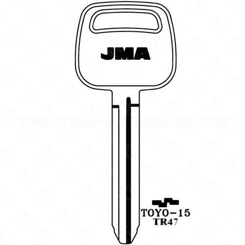 JMA Toyota X217/TR47 Metal Key Blank
