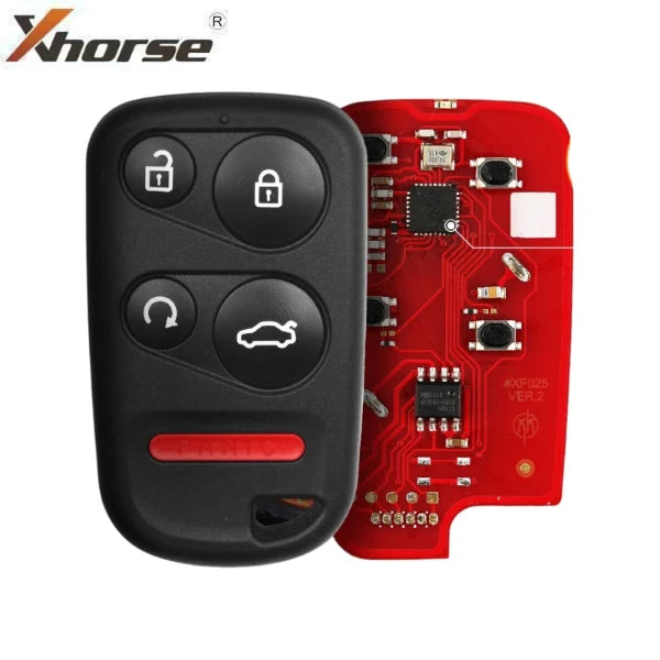Xhorse - XKHO23EN Honda Style / 5-Button Universal Remote Key w/ Remote Start for VVDI Key Tool / Wired