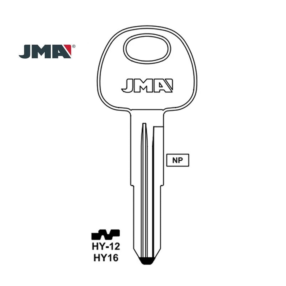 JMA Hyundai Kia X281/HY16 Metal Key Blank