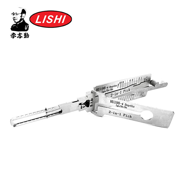 ORIGINAL LISHI - HU198-4 Ford 150 P Series / 10-Cut / 2-in-1 Pick & Decoder / AG