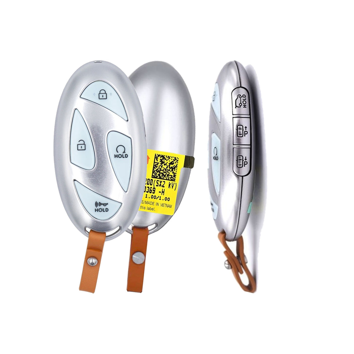 2023-2025 Hyundai Kona  7-Button Smart Key  PN: 95440-BF200  TQ8-FOB-4F61M43 - Brand New, side buttons shown