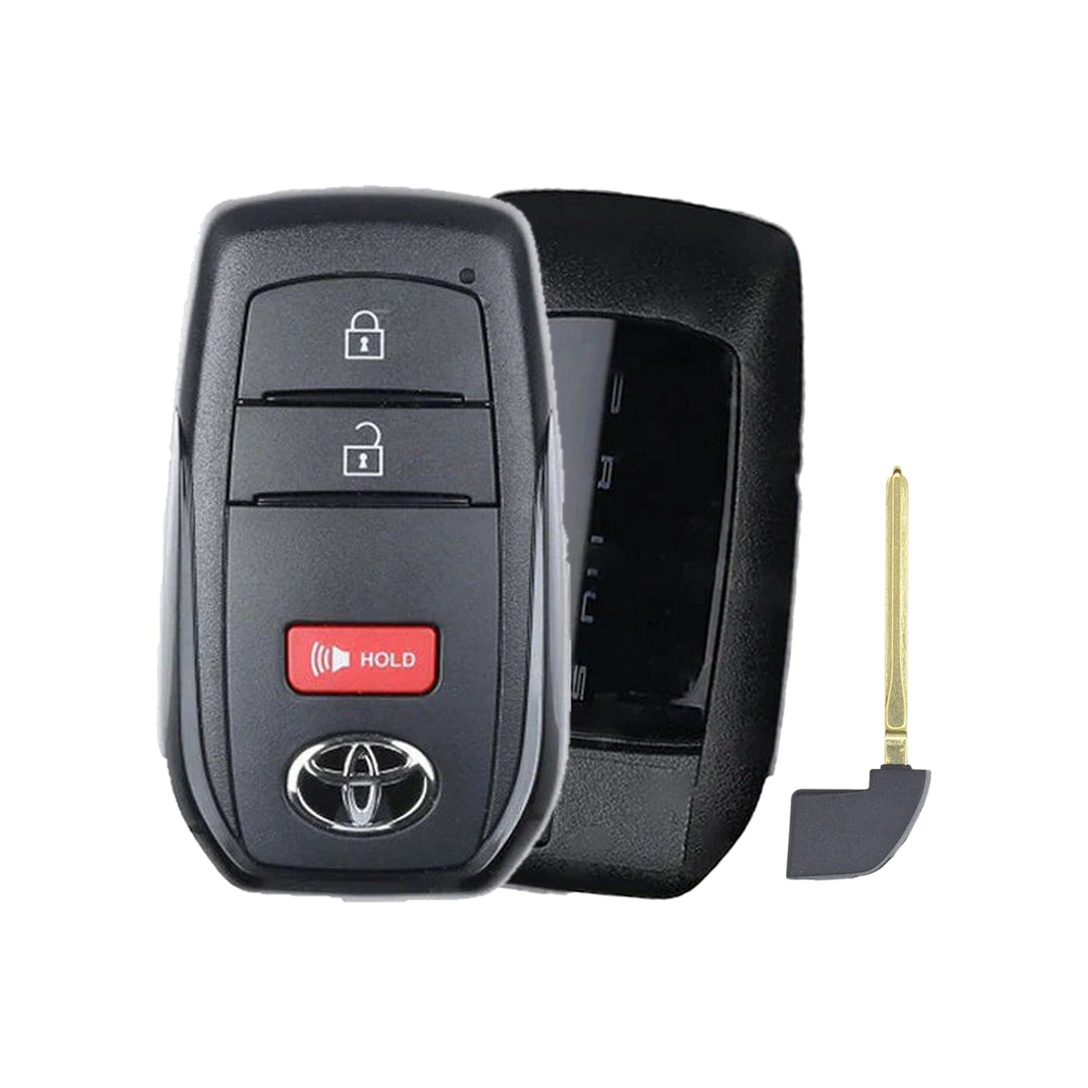 2024-2026 Toyota Prius  3-Button Smart Key  PN: 8990H-47240  HYQ14FBW  4A Chip - front, back and emergency key